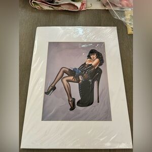Bettie Page Olivia Pin Up Print